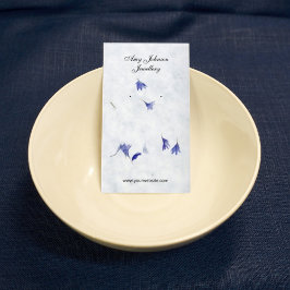 美しいフローラ紙イヤリングディスプレイカード 名刺