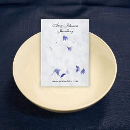 美しいフローラ紙イヤリングディスプレイカード 名刺