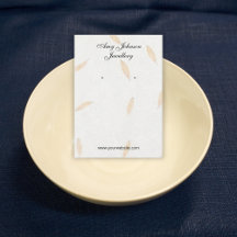 美しいフローラ紙イヤリングディスプレイカード