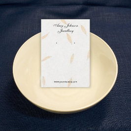 美しいフローラ紙イヤリングディスプレイカード 名刺