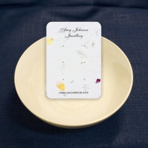 美しいフローラ紙イヤリングディスプレイカード