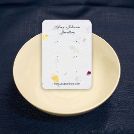 美しいフローラ紙イヤリングディスプレイカード 名刺