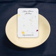 美しいフローラ紙イヤリングディスプレイカード