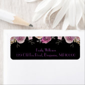 美しいフローラ紫と黒 ラベル (インサイチュ)