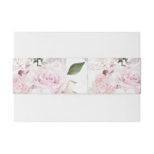 美しいフローラ結婚式招待状 招待状ベリーバンド (裏面例)