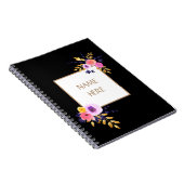 美しいフローラ花束 ノートブック (右側)