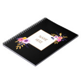 美しいフローラ花束 ノートブック (左側)