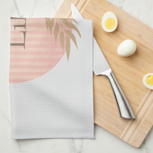 美しいフローラ表示 キッチンタオル (四つ折り)