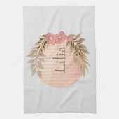 美しいフローラ表示 キッチンタオル (縦)