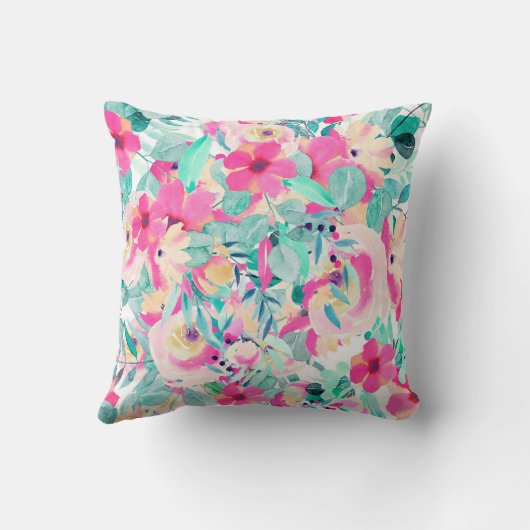 美しいフローラ装飾用クッションの春色 クッション (裏面)