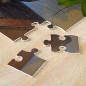 美しいフローラ配置 ジグソーパズル (側面)