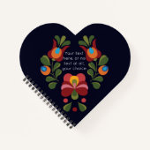 美しいフローラ配置 ノートブック (正面)