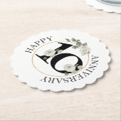 美しいフローラ10周年記念 ペーパーコースター (アングル)