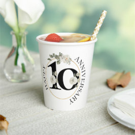 美しいフローラ10周年記念 紙コップ