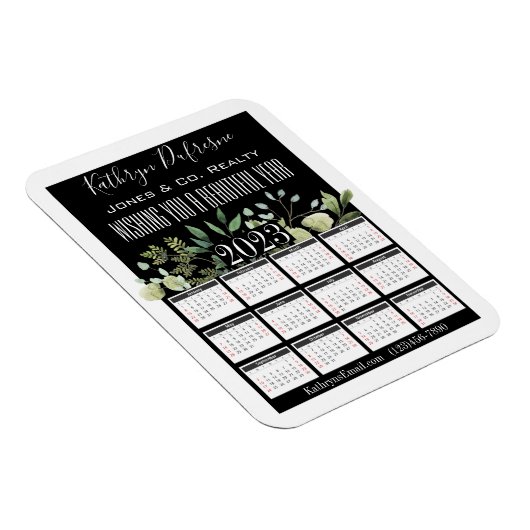 美しいフローラ2023 パーソナライズされた マグネット (右側)