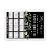 美しいフローラ2023 パーソナライズされた マグネット (横)