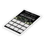 美しいフローラ2023 パーソナライズされた マグネット (左側)