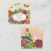 美しいフローラ スクエア名刺 (正面/裏面)