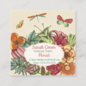 美しいフローラ スクエア名刺 (正面)