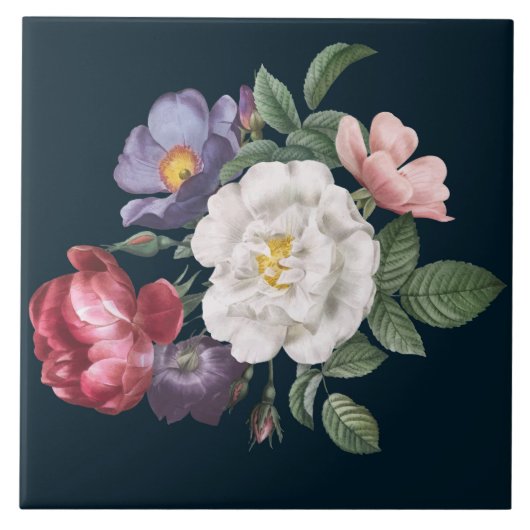 美しいフローラ タイル (正面)