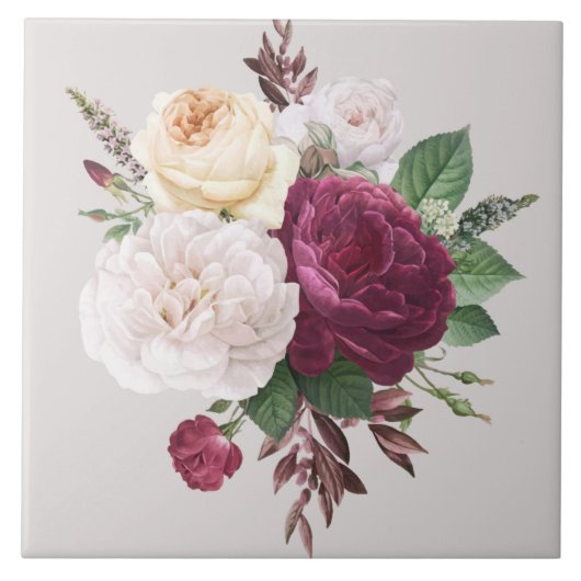 美しいフローラ タイル (正面)