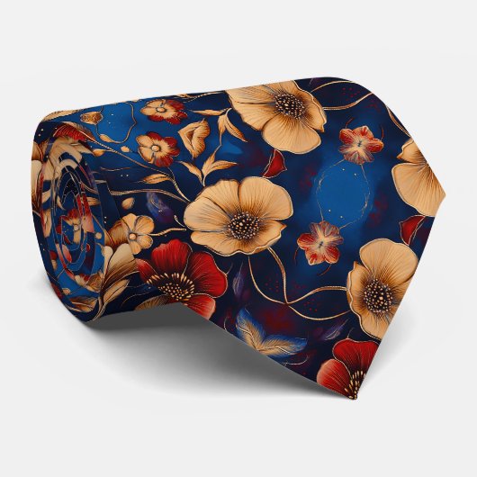 美しいフローラ ネクタイ (ロール)