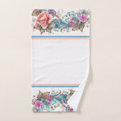 美しいフローラ バスタオルセット (ハンドタオル)