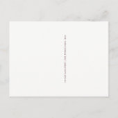 美しいフローラ | 引っ越しました | 住所の変更 案内ポストカード (裏面)