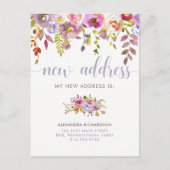 美しいフローラ |新しいアドレスの移動のお知らせ 案内ポストカード (正面)