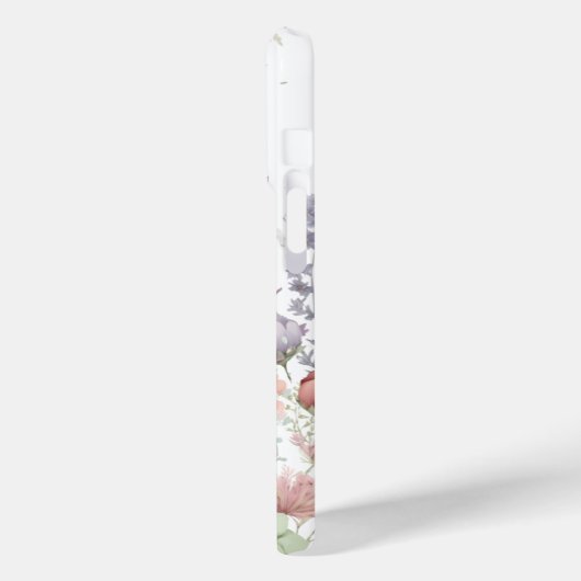 美しいフローラ | DIYモノグラム Case-Mate iPhoneケース (裏面 / 左)