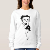 美しいフード付 スウェットシャツ (正面)