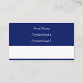 美しいブックスィーン(青)通話カード 名刺 (裏面)