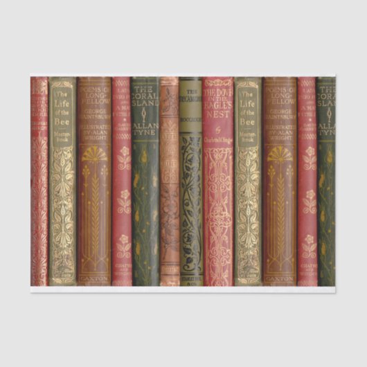 美しいブックスィーン(Bee)デコページティッシュペーパー 薄葉紙 (正面)