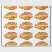 美しいブナ秋 ラッピングペーパー (フラット)