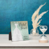 美しいブライダルシャワー - ミントグリーン フォトプラーク (インサイチュ)