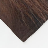 美しいブラウンの馬のフリースブランケット フリースブランケット (角)