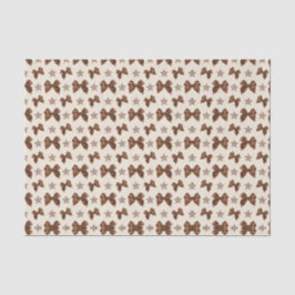 美しいブラウンサテンエフェクトリボン 薄葉紙
