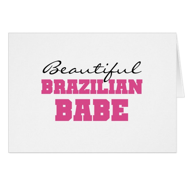 美しいブラジルの可愛い人 (正面横)