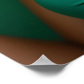 美しいブラジル人女性 ポスター (角)