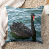 美しいブラックスワン クッション (ブランケット)