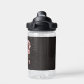 美しいブラックバレリナダンス ウォーターボトル (背面)