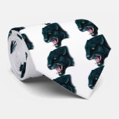 美しいブラックパンサー ネクタイ (ロール)