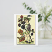 美しいブラックベリーバイネリー・ベンソン ポストカード (スタンド正面)