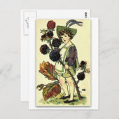 美しいブラックベリーバイネリー・ベンソン ポストカード (正面/裏面)