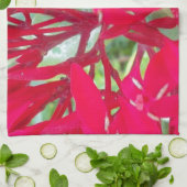 美しいブラッドフラワーミルクウィードアートプリント/グラフィック キッチンタオル (折り畳み)