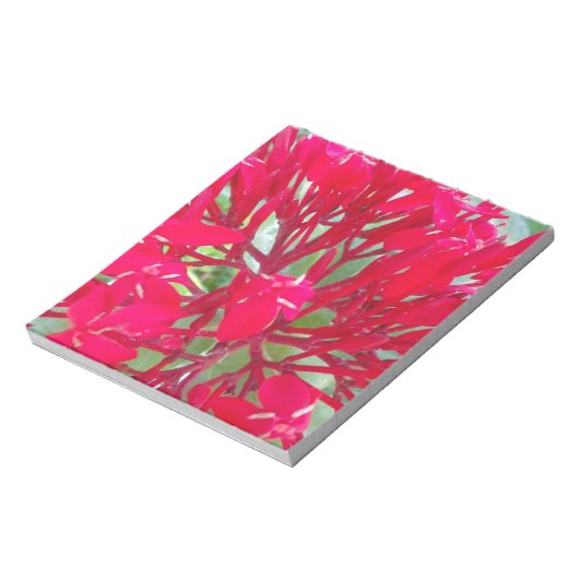 美しいブラッドフラワーミルクウィードアートプリント/グラフィック ノートパッド (回転)