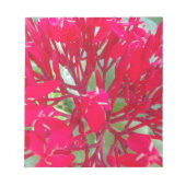 美しいブラッドフラワーミルクウィードアートプリント/グラフィック ノートパッド (正面)