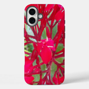 美しいブラッドフラワーミルクウィードアートプリント/グラフィック iPhone 16 PLUSケース