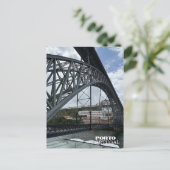 美しいブリッジポルトポルトポルトガル旅行写真 シーズンポストカード (スタンド正面)