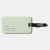 美しいブリティッシュコロンビア ラゲッジタグ (裏面横)